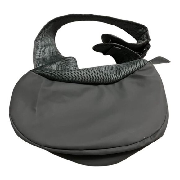 Gray Mesh Pet Sling Carrier Bag for Small Dogs or Cats – Hands-Free Crossbody De - Picture 6 of 8